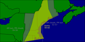 Friday morning forecast map 4-25