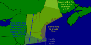 Friday morning forecast map 4-4
