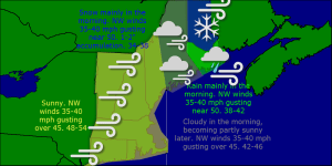Thursday morning forecast map 4-24