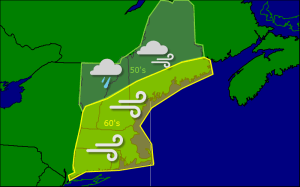 Thursday morning forecast map 10-9