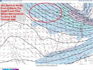 Afternoon Upper Air Analysis Showing Little Support For Tomorrow's Storm. Image Credit: SPC Mesoanalysis