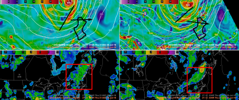 12Z NAM And GFS Both Showing Upper Level Energy And A Surface Cold Front To Trigger Storms. 
