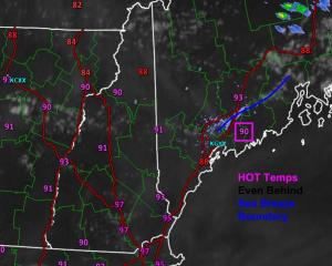 Current (6:00 PM) Obs Verifying Today's Forecast