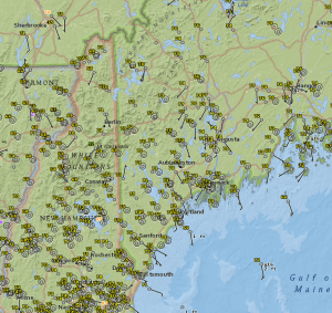 4:30 PM Observations Verifying Today's Forecast. Credit: EDD