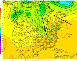 8 AM Upper Air Observations Showing The Overall Pattern. Image Credit: Meteocentre